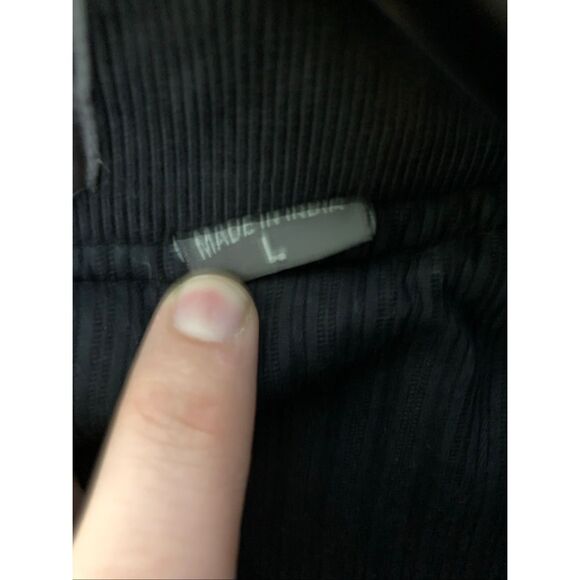 Diesel utility jacket 100% cotton black men's size large - Picture 4 of 5